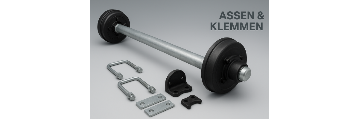 Assen &amp; klemmen van topkwaliteit voor uw aanhanger: precisie, kracht en veiligheid ⚙️ - Assen &amp; klemmen voor aanhangers – hoge kwaliteit assen en klemsets | AFATEK NL