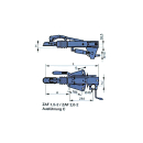 BPW braadpan.&nbsp;ZAF 1.5-2 750-1500 kg Gatenpatroon: FV 110 mm, FH 167-217 mm