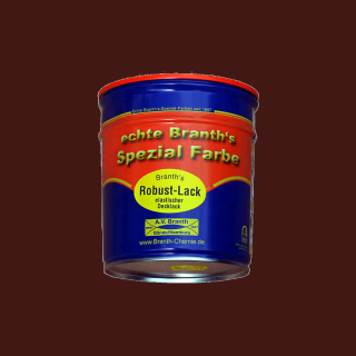 Branths Robuuste verf (sneldrogend) kan 0,75 l roodbruin RAL 3009 bevatten