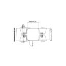 Klemschaalset voor schroeven A 80 mm D1 90 mm D2 82,5 mm