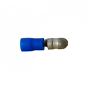 Ronde connector 35336, ge&iuml;soleerd, blauw, 5 mm, 1,50...