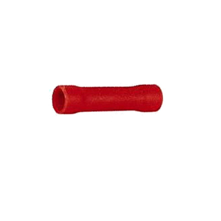 Stootverbinder 35540, volledig ge&iuml;soleerd, rood, 0,50 - 1,50 qmm
