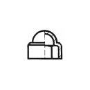 Zeshoekige beschermkappen M8 / SW13, kleur: grijs