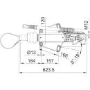 AL-KO oploopbeveiliging -PROFI V- Ges.-Gew. 1600 - 3000 kg, AE 3000, RB: 3062/3081