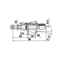 Oploopbeveiliging DIN oog AE V 161S 950-1600 kg boven RB 2361