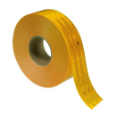 Waarschuwingsmarkering ECE-regel 104 gele folie 50 mm