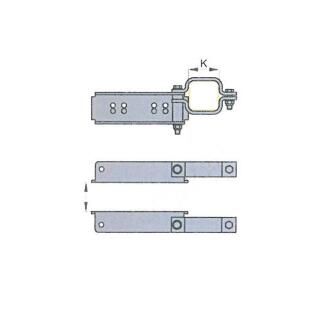 BPW stangverbinding voor asbalk 110 mm vierkant