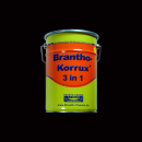 Brantho Korrux &quot;3 in 1&quot; 5 liter diep zwart RAL 9005