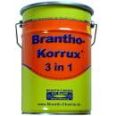 Brantho Korrux &quot;3 in 1&quot; 5 liter diep zwart RAL 9005