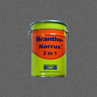 Brantho Korrux "3 in 1" 5 liter grijsgroen RAL 9007