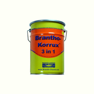 Brantho Korrux &quot;3 in 1&quot; 5 liter zuiver wit RAL 9010