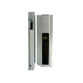 Aluminium slot met stop 300 mm hoog, rechts