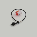 Light disc head red / white with socket