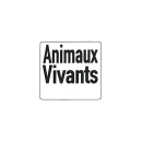 Zelfklevend etiket 400 x 380 mm &quot;Animaux vivants&quot;