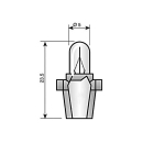 Gloeilamp NARVA 24V 1.2W fitting B 8.5d