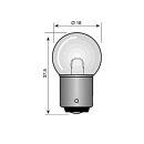 Gloeilamp 12V 10W BA 15 S