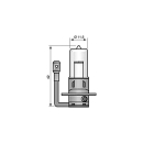 Lampje Osram H3 12V 55W fitting PK22s