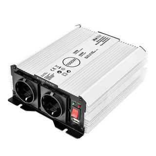 Spanningsomvormer 12-230V 1000W / 2000W + USB