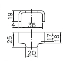 SPP - tellerhouder, Z-09, 44 mm, om te lassen,...