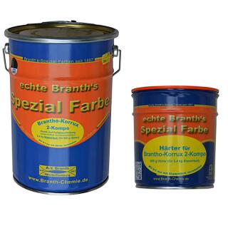 Brantho-Korrux 2-Kompo 5,4 kg basislak + 0,6 kg verharder zwart
