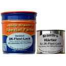 BRANTHs 2K-Flexi-Varnish 500 g basislak & 125 g verharder wit