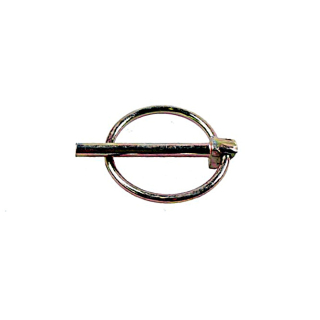 Linch pin, verzinkt. Bout: 6 mm, x 42 mm
