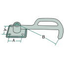 Zwenkvergrendeling links maat 3