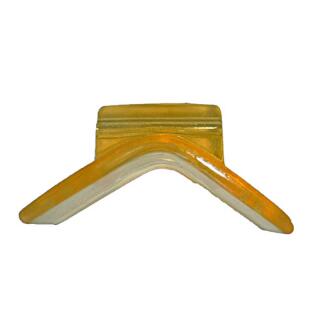 Vooras polyurethaan as Ø 12,5 mm 70 x 150 mm