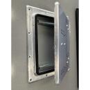 Dakluchtklep 265 x 215 mm, verzinkt zilver, staal