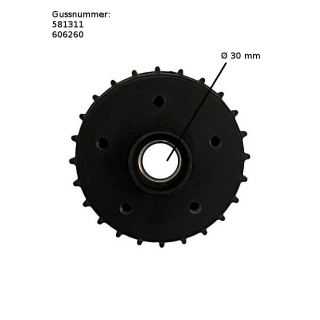 Remtrommel geschikt voor Alko: 160 x 35, RA 112 x 5 gaats as Compact B 850 - 5