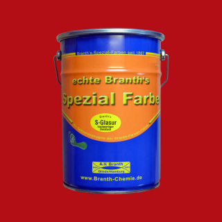 Branths S-Glaze (langzaam drogend) 5 liter karmijnrood RAL 3002