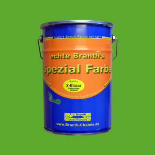 Branths S-Glaze (langzaam drogend) 5 liter geelgroen RAL 6018