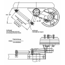 Schokbreker pneumatiek zwart enkele as / tandemas 4000/7500 kg