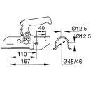 Albe Berndes EM 300 R smeedbaar gietijzer uitvoering A 45/46 mm rond 12/12