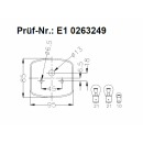 Geka lens BBS95 zonder kentekenverlichting