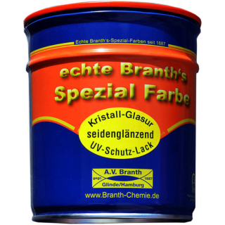 BRANTHs CRYSTAL Glaze UV-beschermingsvernis 0,75 liter - zijdeglans