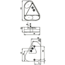 Technokon 5 - light system BBSN 630 L, left indicator, brake, end