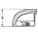 Jokon - mistachterlicht SN 810, met centrale aansluiting, lichtbron