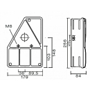 Earpoint I, right tail, brake, flashing, RFS, bayonet connection