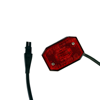 Flexipoint I positielicht, rood met kabel, 500 mm lang.&nbsp;2-polig met RS
