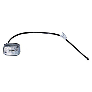 Flexipoint LED position light, white with DC connection, 500 mm long.&nbsp;electric wire