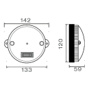 Asp&ouml;ck - Inpoint interior light with switch